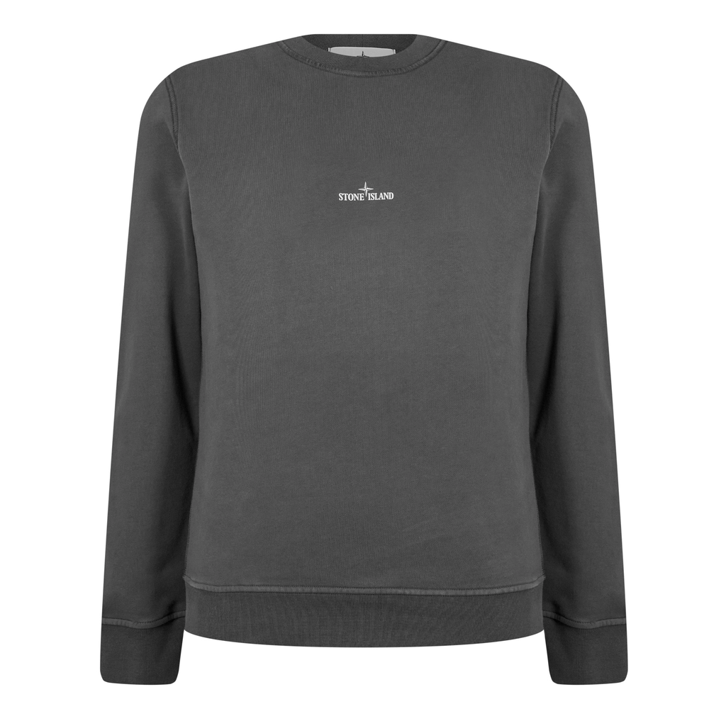 Stone Island Dial Logo Sweatshirt - Antracite V0065